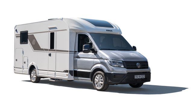 KNAUS SKY TI VW – SØLV METALLIC + HVID